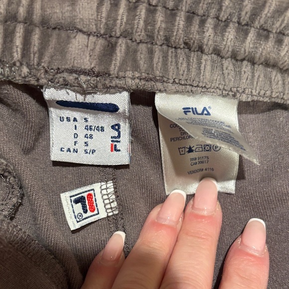 Fila Gray Velour Pants - Picture 8 of 14